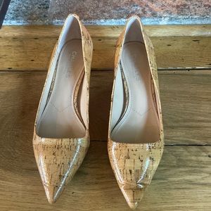 Charles by Charles David cork kitten heels